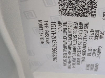 2026 Chevrolet Corvette Z06 3LZ