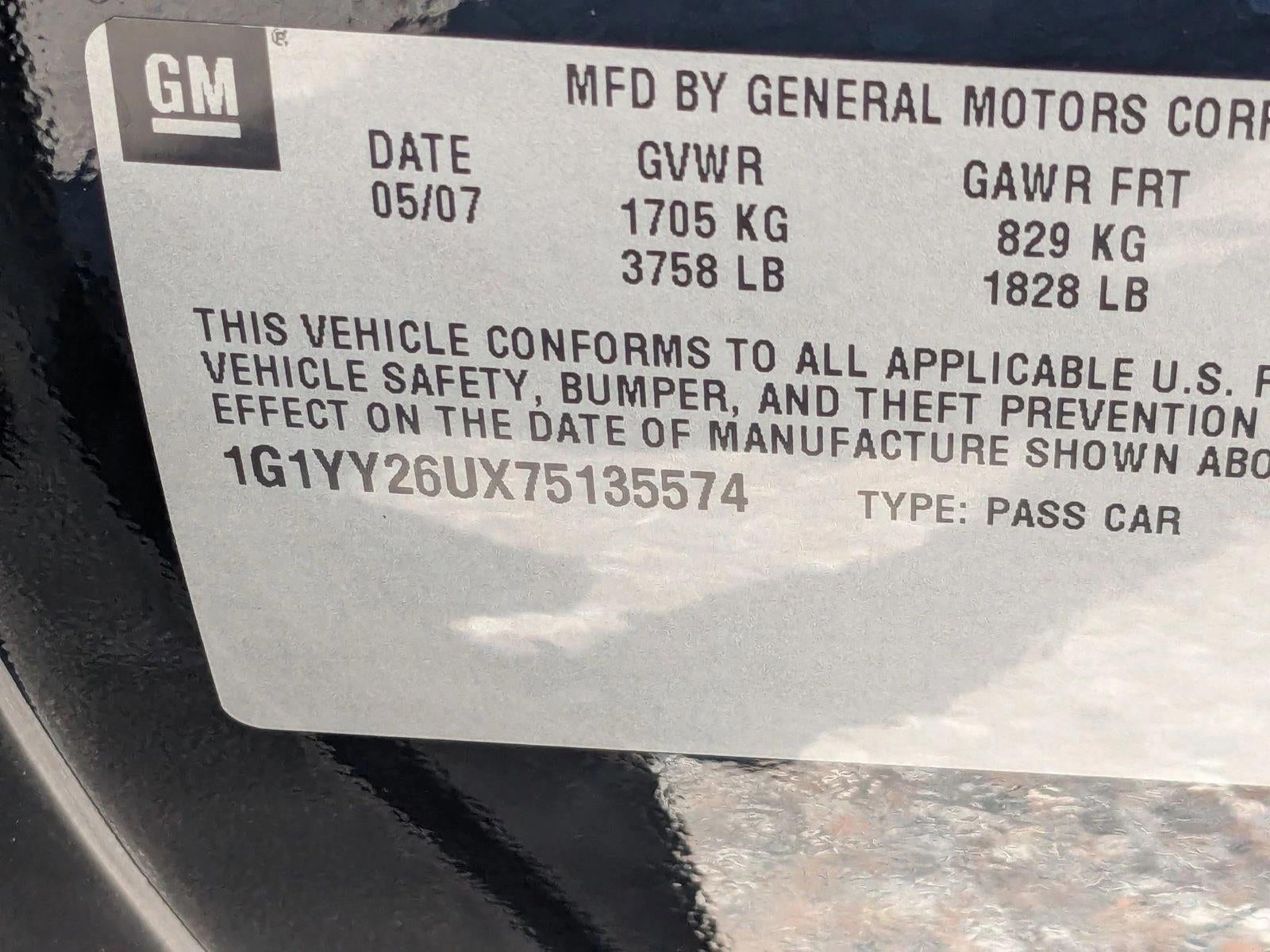 2007 Chevrolet Corvette Base