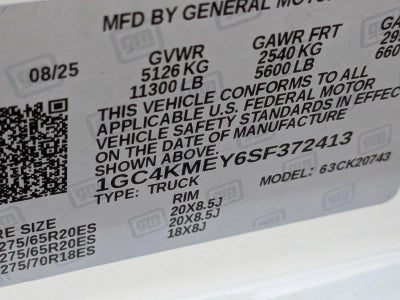 2025 Chevrolet Silverado 2500 HD Custom