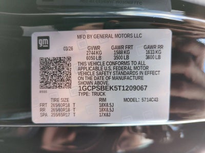 2026 Chevrolet Colorado WT