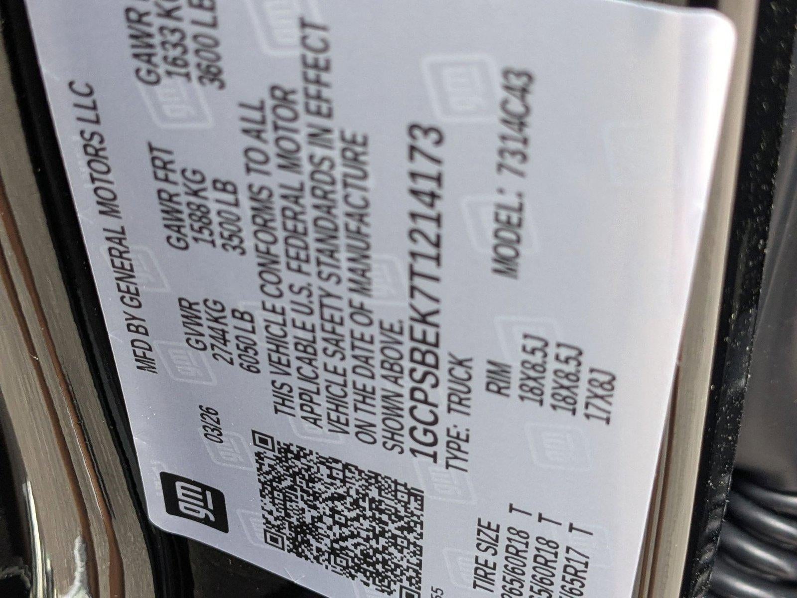 2026 Chevrolet Colorado WT