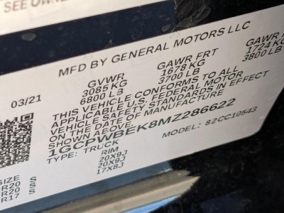 2021 Chevrolet Silverado 1500 Custom