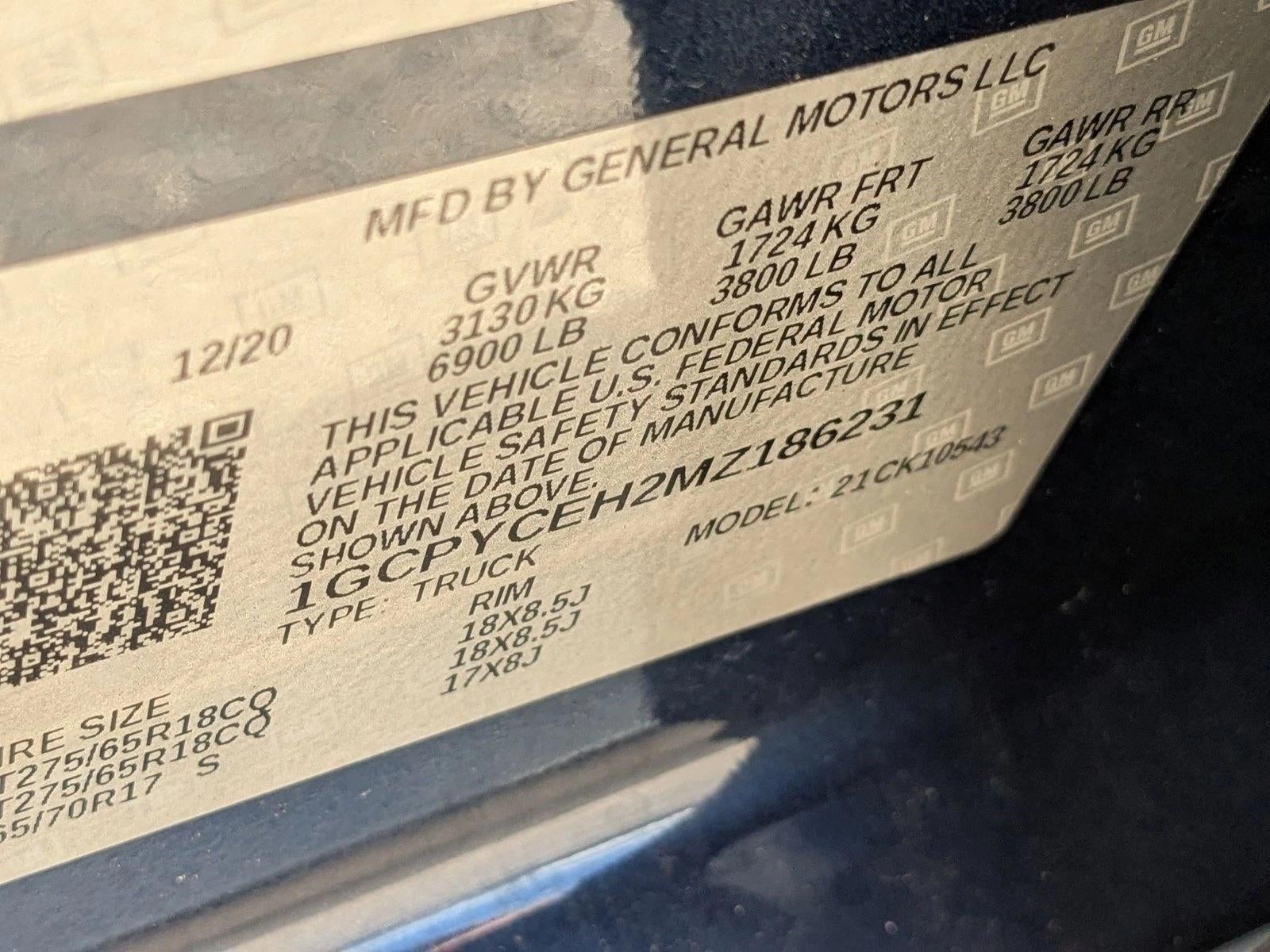 2021 Chevrolet Silverado 1500 Custom Trail Boss