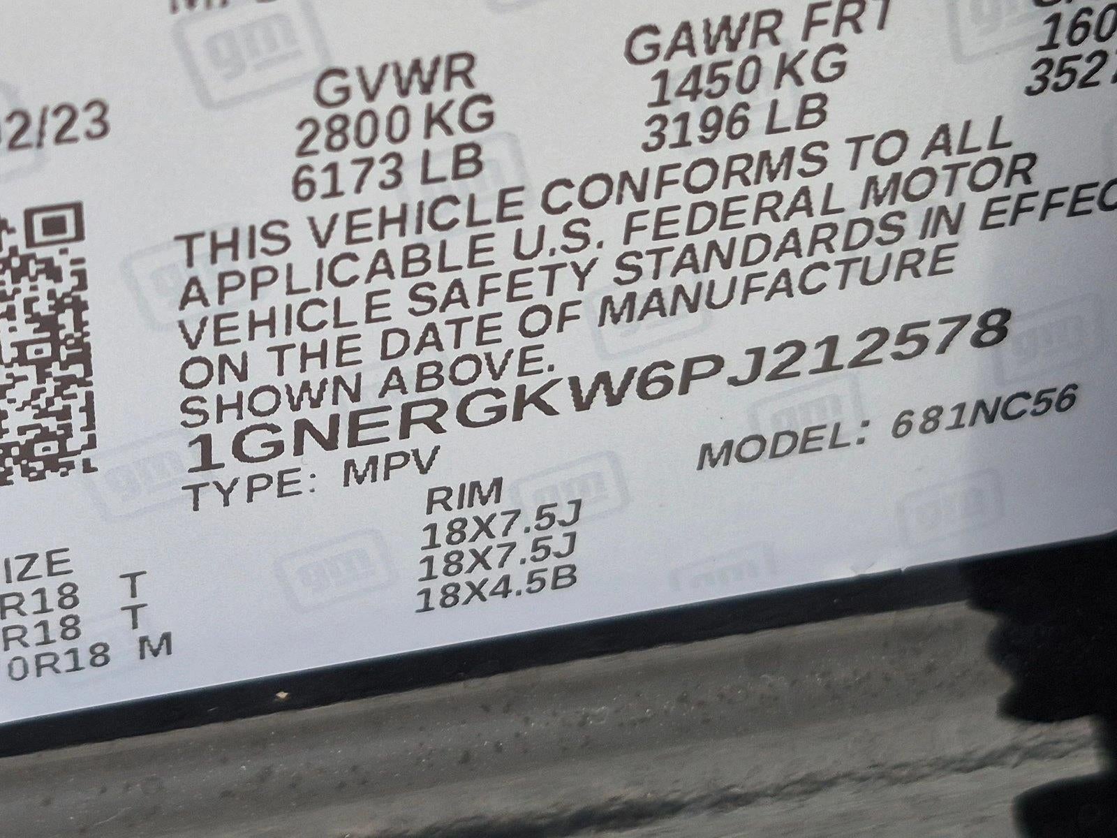 2023 Chevrolet Traverse LT Cloth