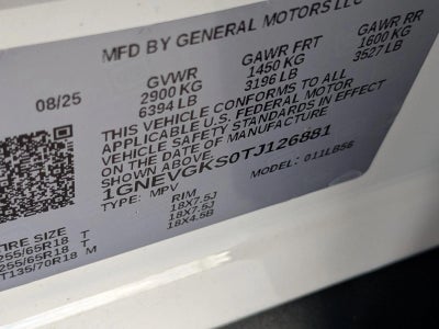 2026 Chevrolet Traverse LT