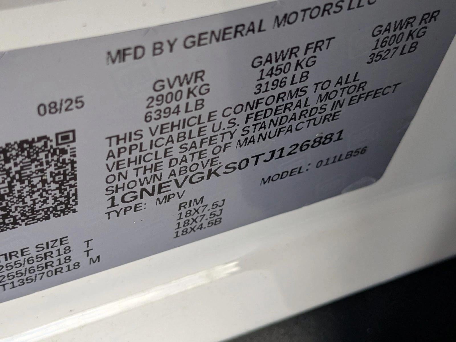 2026 Chevrolet Traverse LT