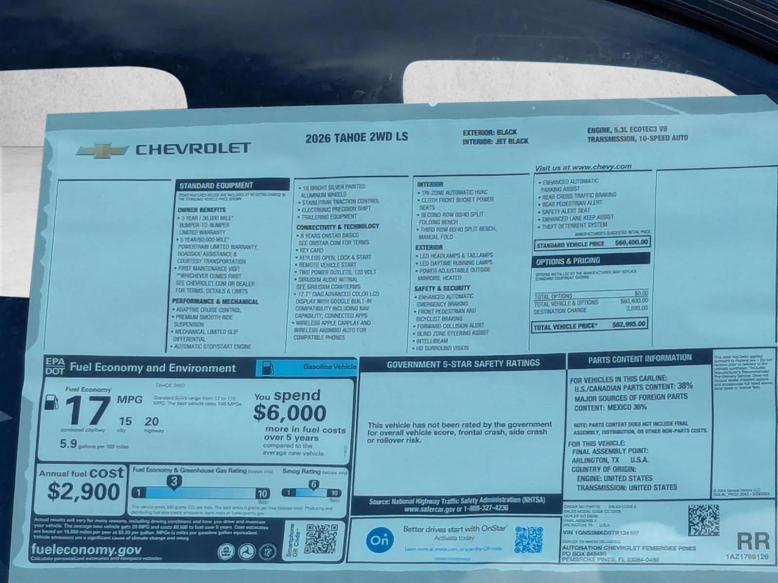 2026 Chevrolet Tahoe LS