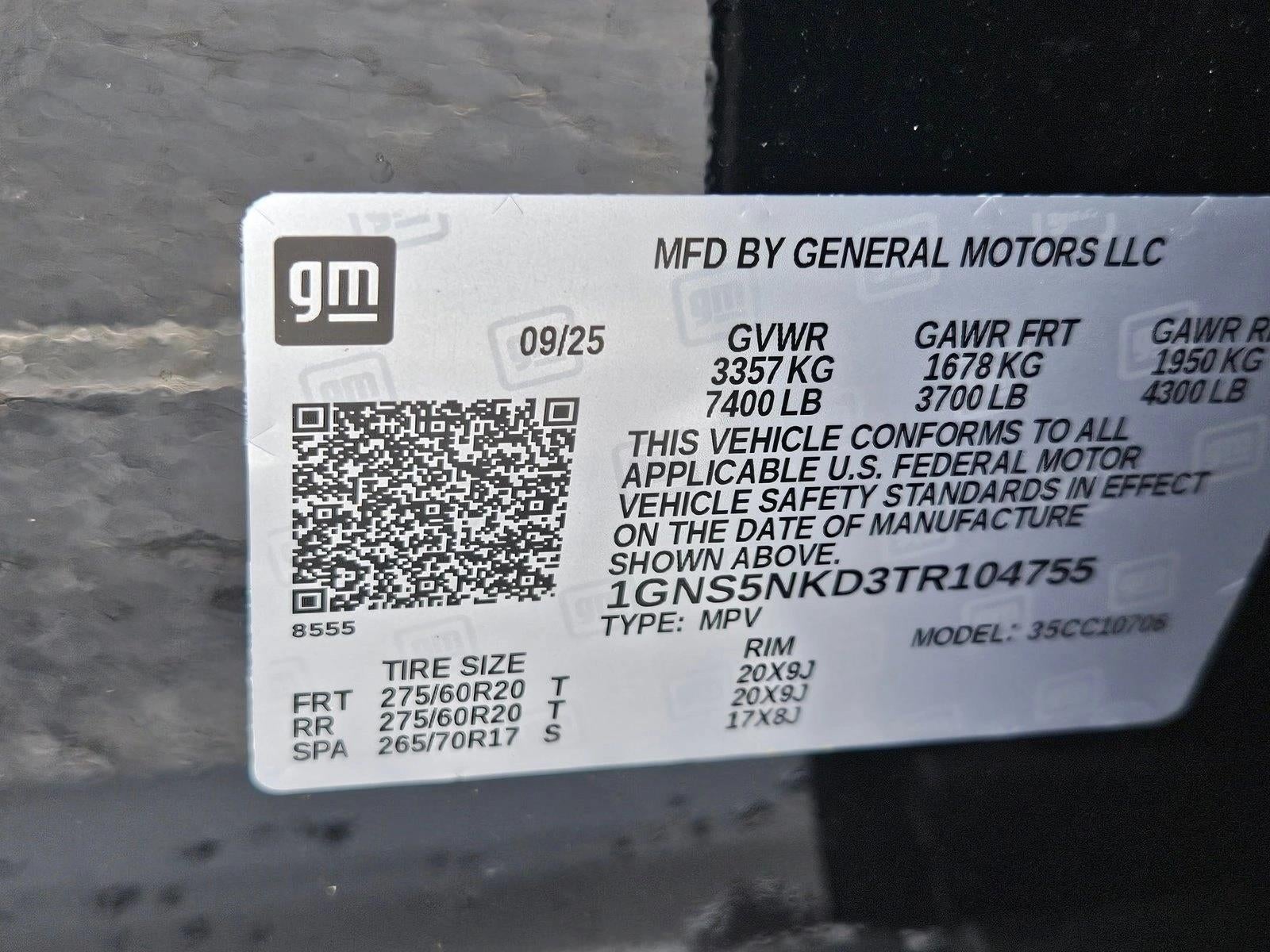 2026 Chevrolet Tahoe LT