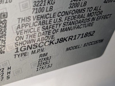 2019 Chevrolet Tahoe Premier