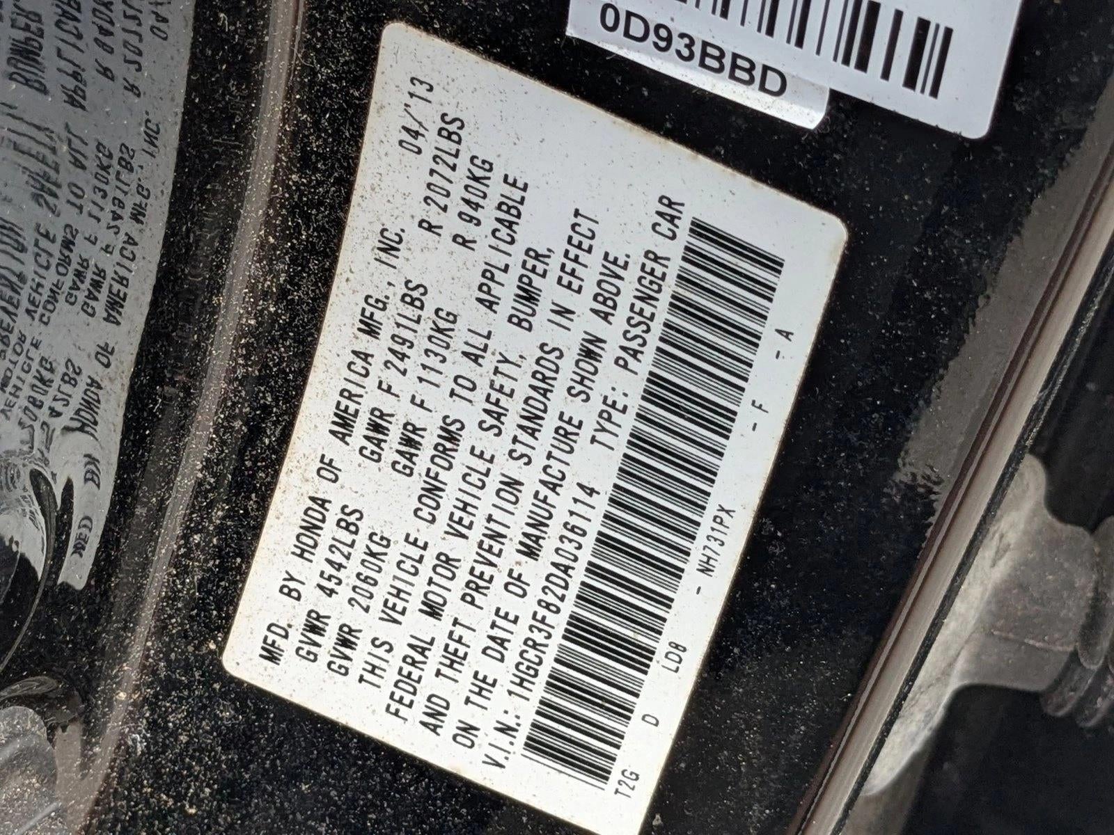 2013 Honda Accord Sdn EX-L