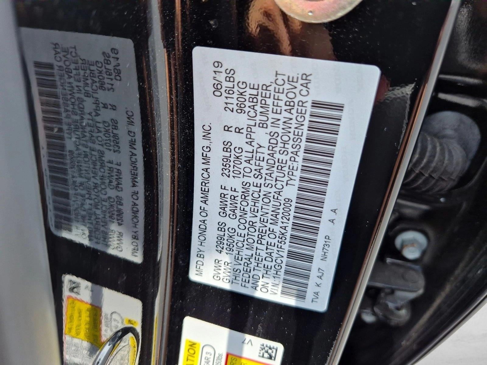 2019 Honda Accord EX-L