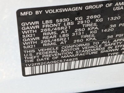 2025 Volkswagen Atlas 2.0T SEL Premium R-Line