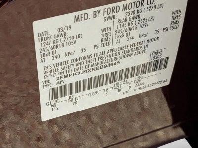 2019 Ford Edge SEL