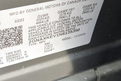 2022 Chevrolet Equinox LT