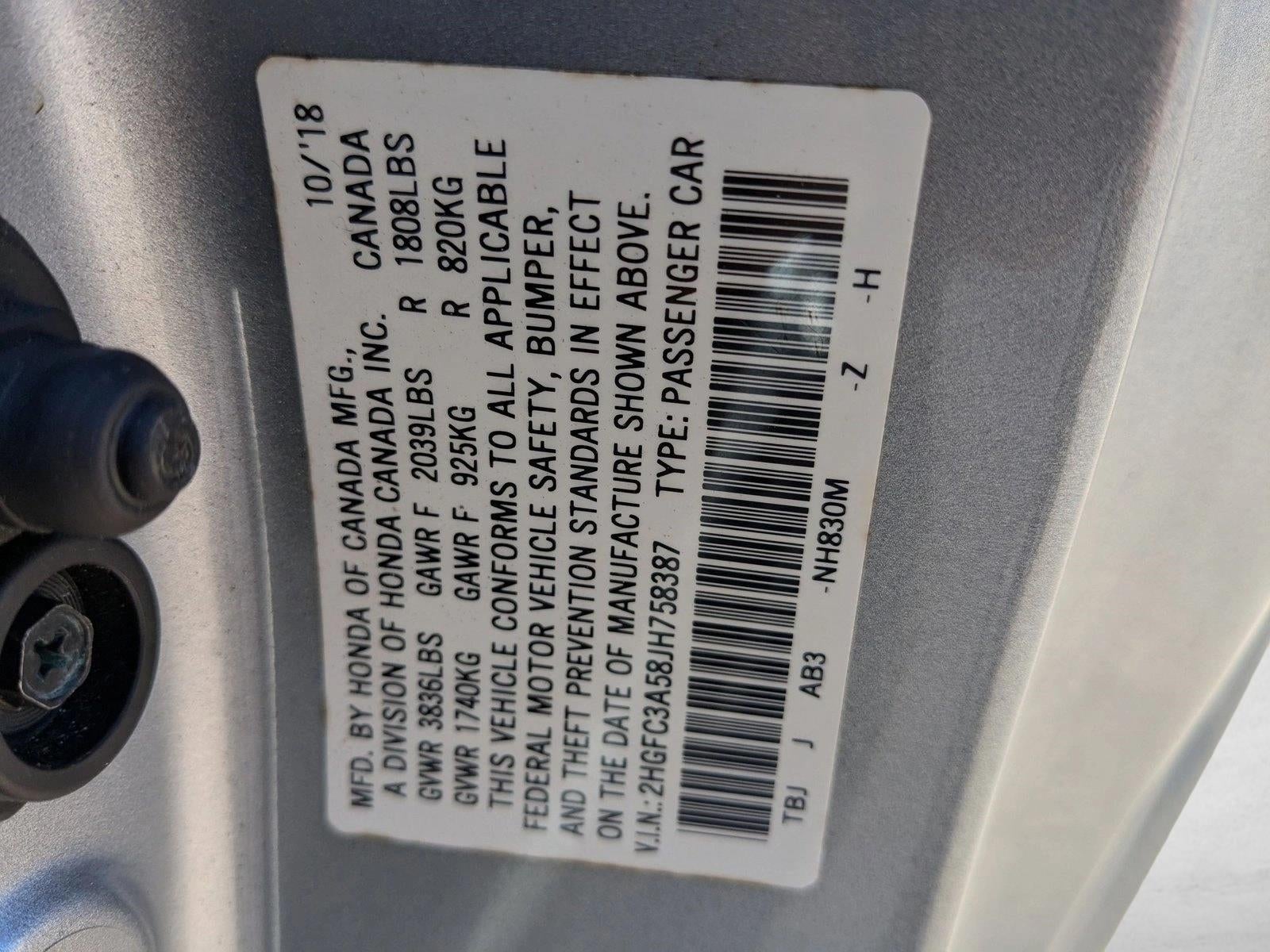 2018 Honda Civic Si Coupe 