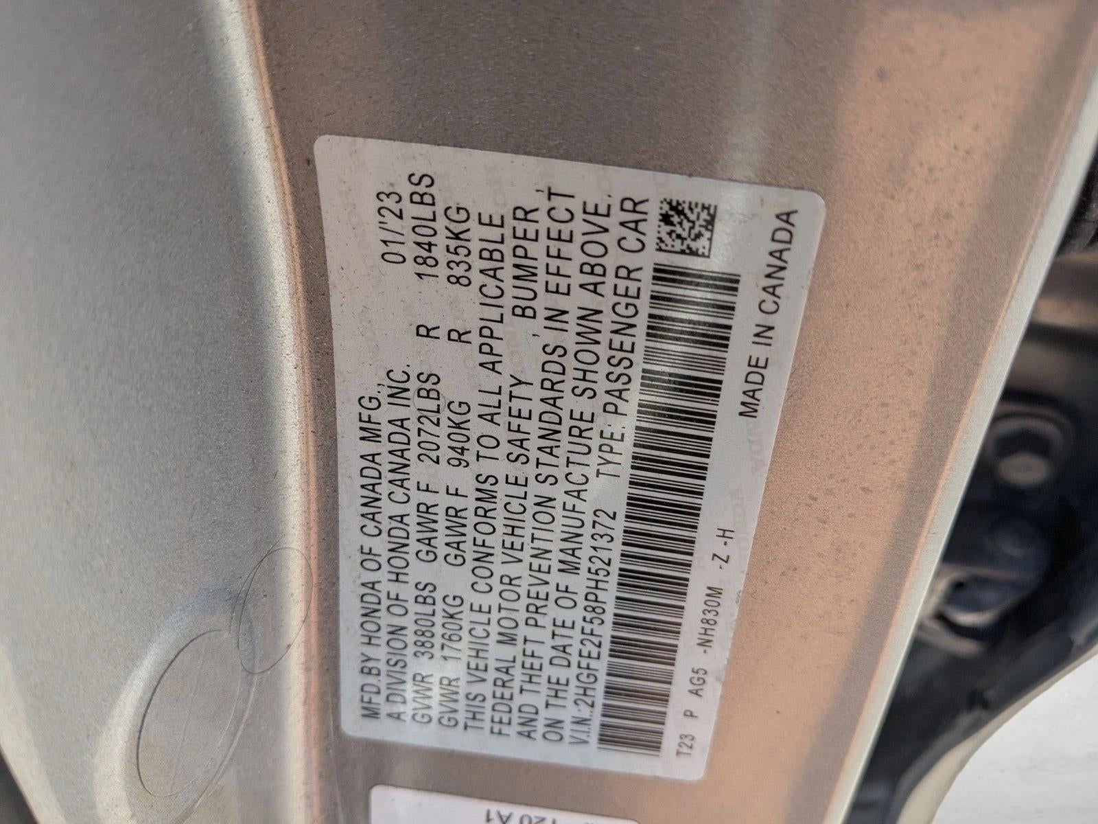 2023 Honda Civic Sedan Sport