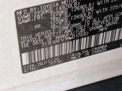 2021 Toyota RAV4 Hybrid XSE