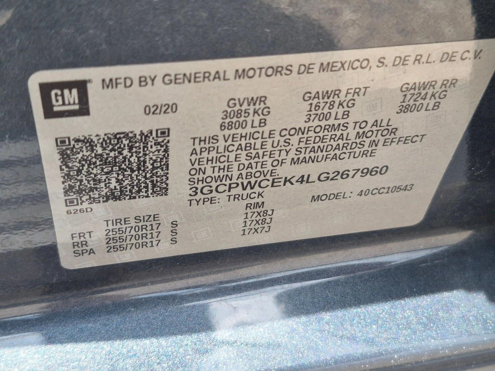2020 Chevrolet Silverado 1500 LT