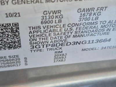2022 GMC Sierra 1500 Limited SLT