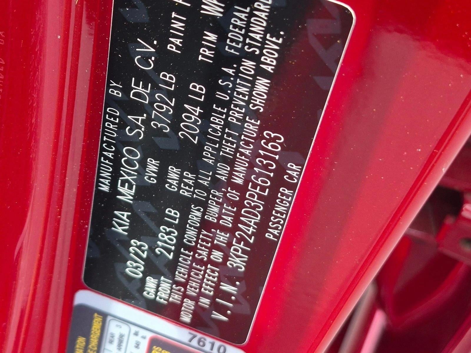 2023 Kia Forte LXS