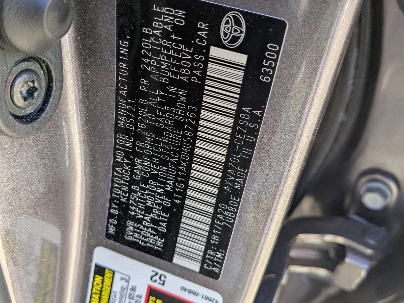 2021 Toyota Camry SE Nightshade