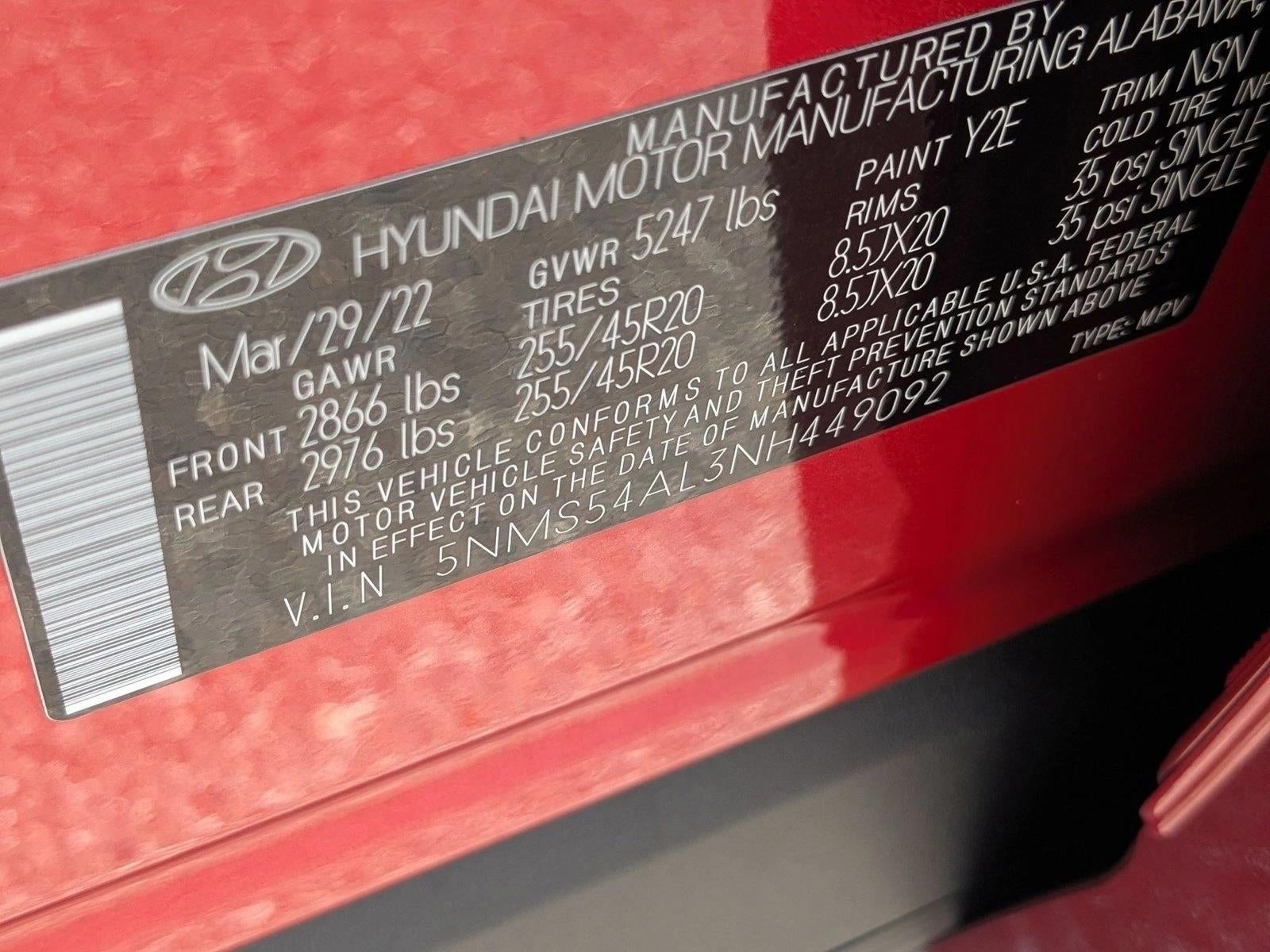 2022 Hyundai Santa Fe Calligraphy