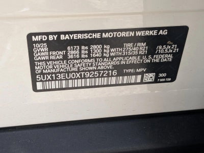2026 BMW X5 sDrive40i
