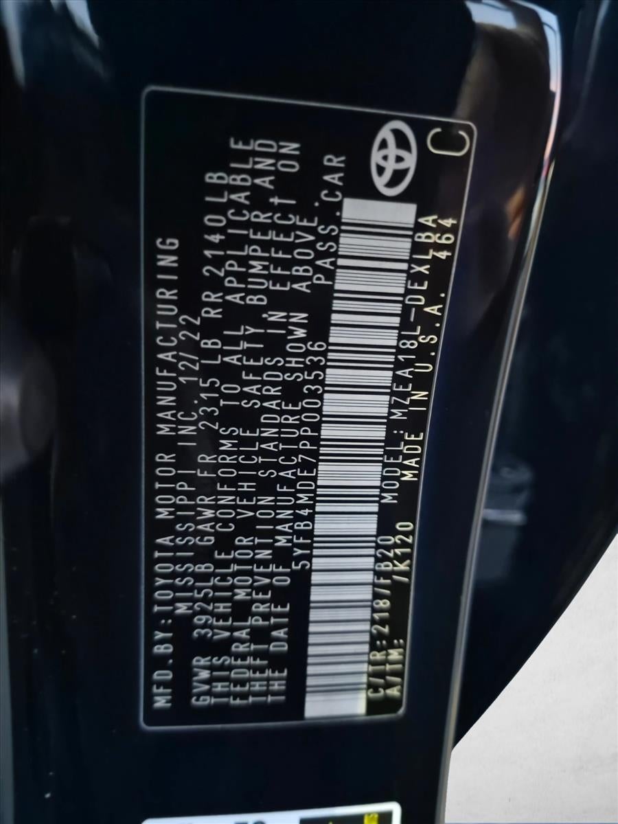 2023 Toyota Corolla LE