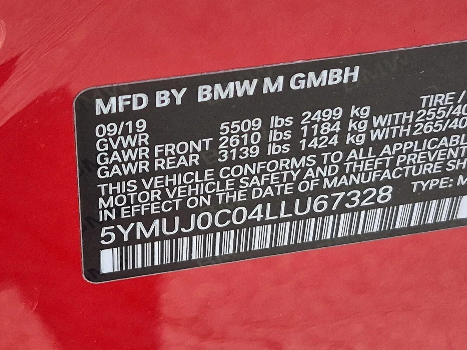 2020 BMW X4 M SPORTS ACTIVITY COUPE