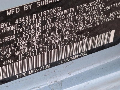 2022 Subaru Crosstrek Base