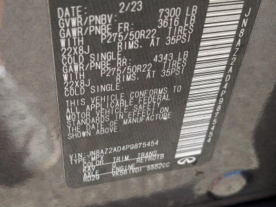 2023 INFINITI QX80 PREMIUM SELECT