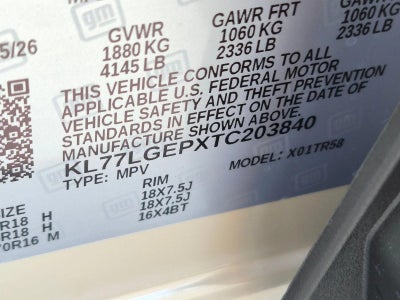 2026 Chevrolet Trax 1RS