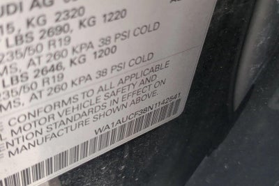2022 Audi Q3 Premium 40 TFSI quattro Tiptronic
