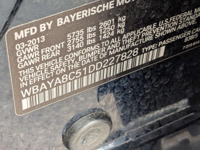 2013 BMW 750i 750i