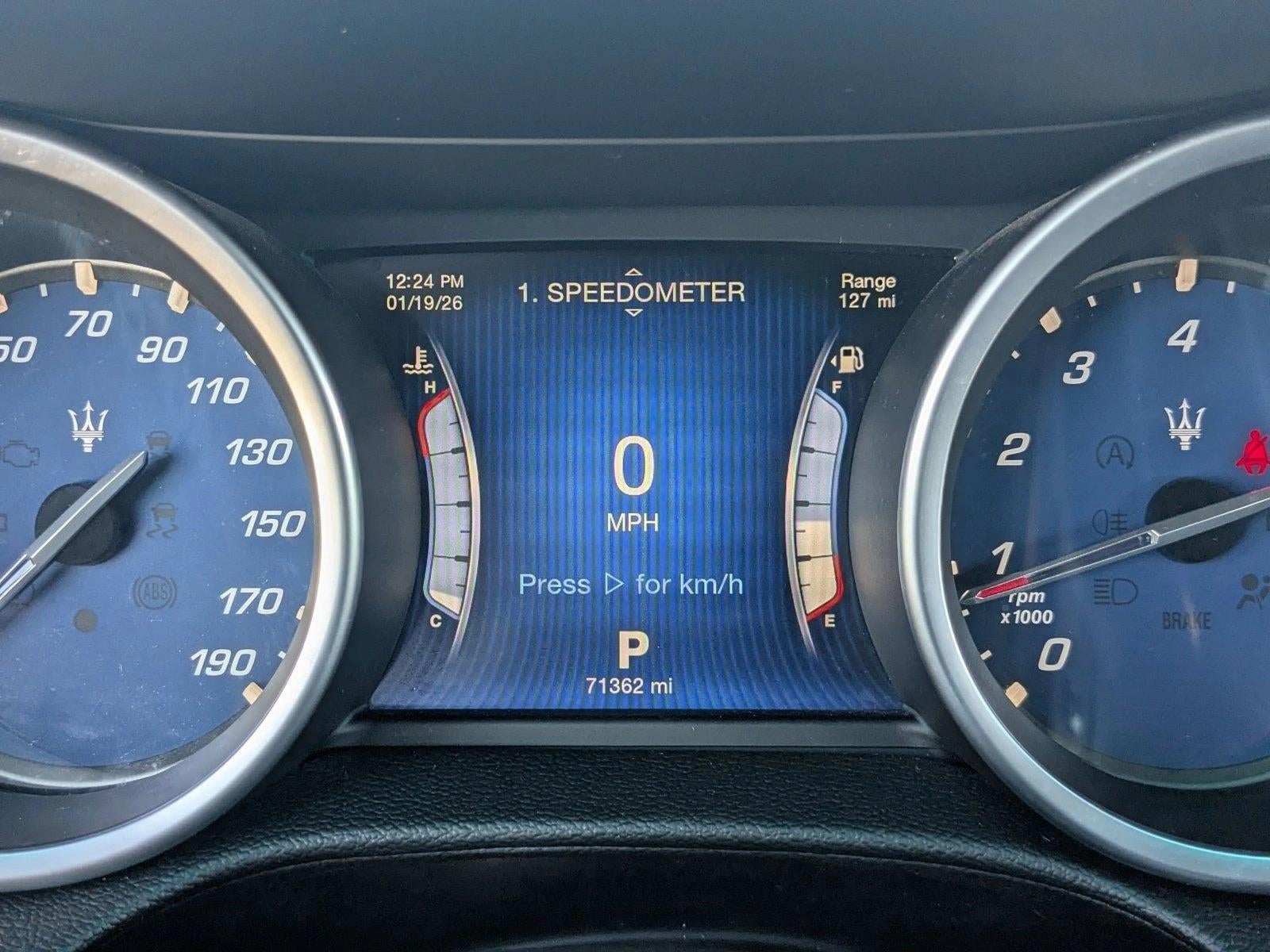 2014 Maserati Ghibli 