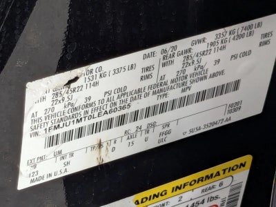 2020 Ford Expedition Base