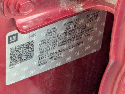 2020 Chevrolet Impala LT