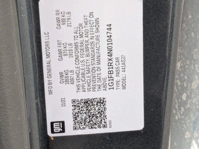 2022 Chevrolet Camaro 1LT