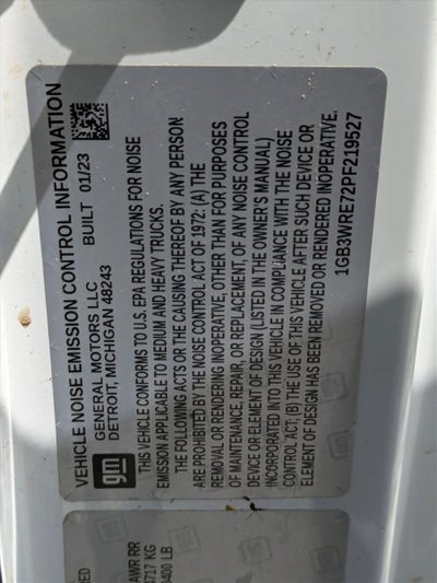 2023 Chevrolet Silverado 3500 HD Chassis Cab Work Truck