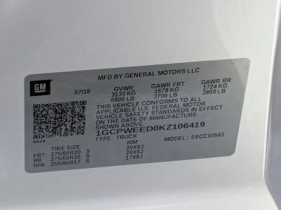 2019 Chevrolet Silverado 1500 LTZ