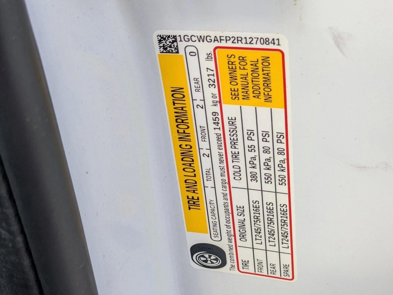 2024 Chevrolet Express Cargo 2500 Base