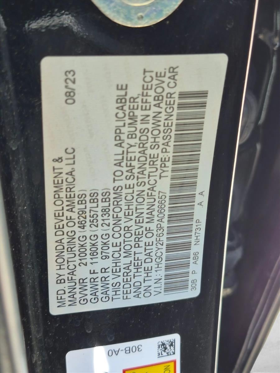 2023 Honda Accord Hybrid EX-L