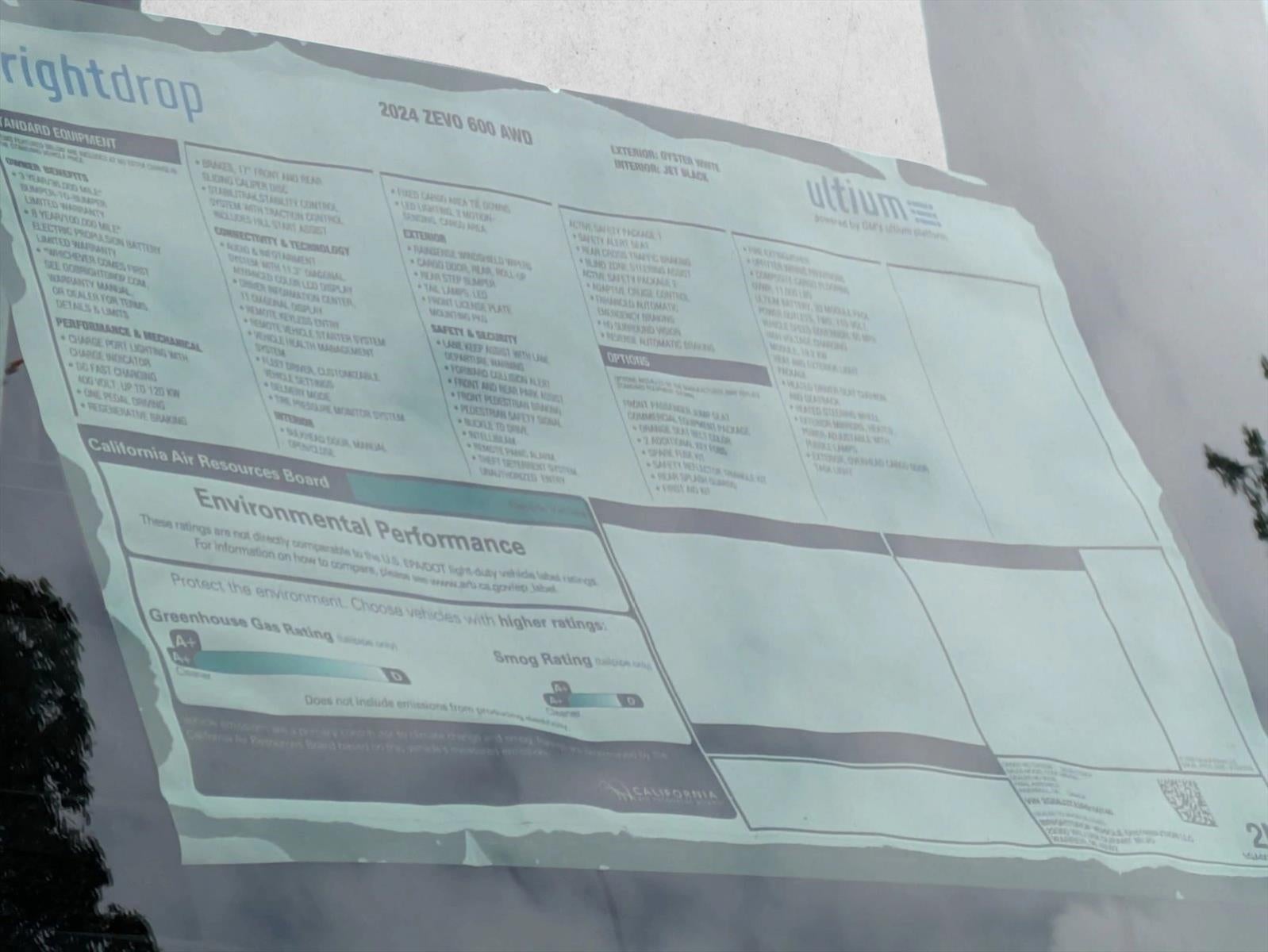 2024 BrightDrop Zevo 600 Base