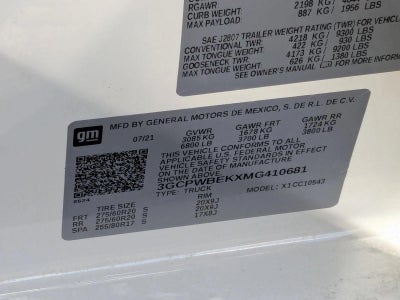 2021 Chevrolet Silverado 1500 Custom