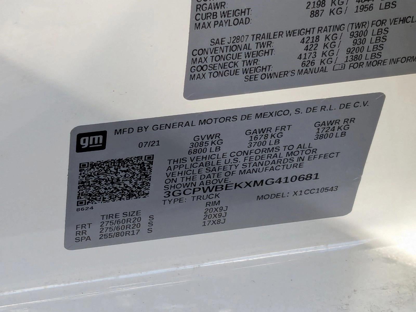 2021 Chevrolet Silverado 1500 Custom