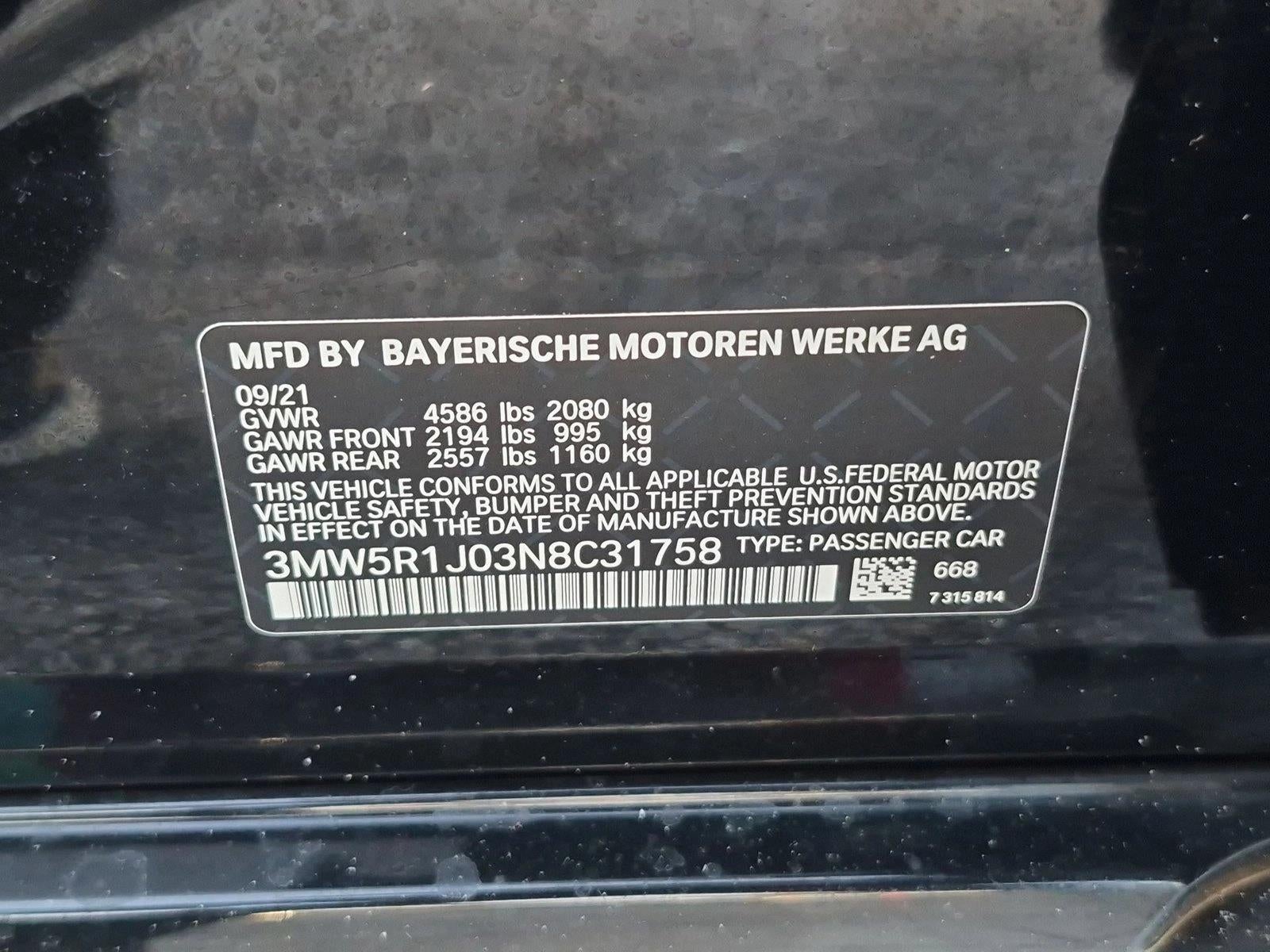 2022 BMW 330i 330i