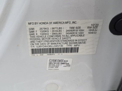 2020 Acura MDX Base