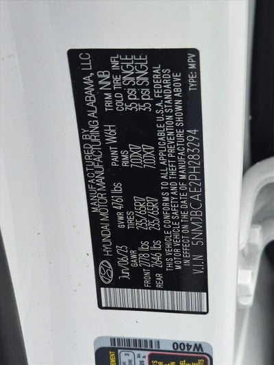 2023 Hyundai Tucson SEL
