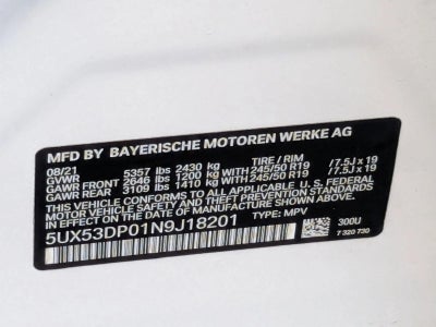 2022 BMW X3 xDrive30i