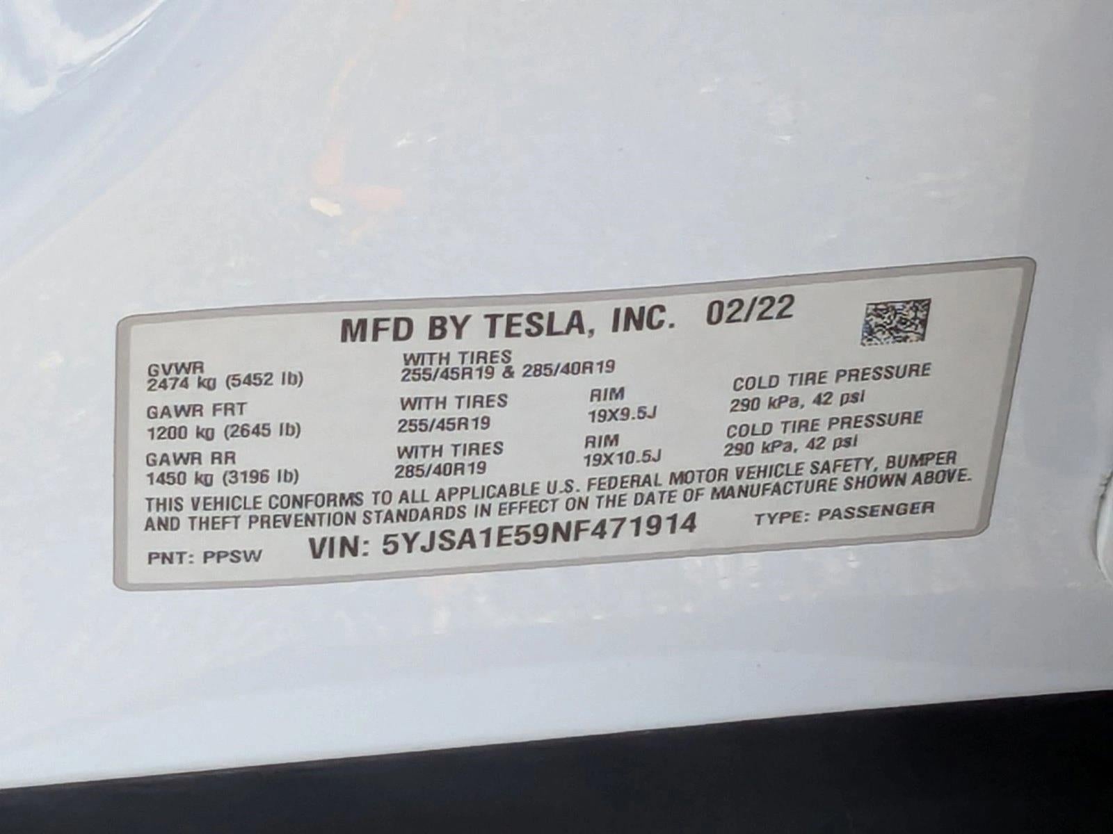 2022 Tesla Model S Base